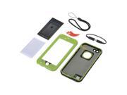 Green Premium Waterproof Shockproof Dirtproof Snowproof Rainproof Durable Case Cover with Stand for 4.7 iPhone 6 Touch ID Support