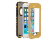 Yellow Premium Waterproof Shockproof Dirtproof Snowproof Rainproof Durable Case Cover with Stand for 4.7 iPhone 6 Touch ID Support