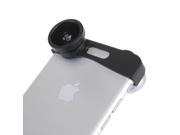 Silver 3 in 1 180°Clip on Fish Eye Fisheye Wide Angle Macro Lens Kit for iPhone 6 4.7 inches