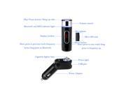 Victake Wireless Bluetooth FM Transmitter Radio Adapter Car Kit with Hands Free Calling Music Control USB Charging Port