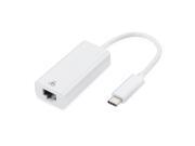 VicTsing®USB C Type C USB 3.1 Male to 100M Gigabit Ethernet Network LAN Adapter for 2015 Apple New MacBook 12 inch for Apple Macbook Laptop PC White
