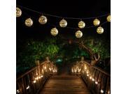 VicTsing Waterproof 15.9Ft 20 LED Solar Powered Outdoor String Lights for Outside Garden Patio Party Christmas Warm White