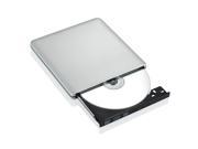 Ultra Slim External USB 3.0 Aluminum CD DVD RW Writer Burner for Apple Macbook Pro Air iMAC