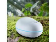 Ultra Mini USB Aroma Diffuser Portable Cool Mist Humidifier Oil Diffuser with 7 Auto Color changing Light for room office white