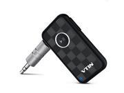 VicTake Bluetooth Receiver Car Kit Portable Wireless Audio Adapter 3.5 mm Stereo Output Bluetooth 4.0 A2DP Built in Microphone for Home Audio Music Strea