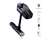 VicTsing Universal Bluetooth Wireless FM Transmitter Car Charger with 2 USB Type A Charging Port Hand free Car Kit with Hands Free Calling Music Volume Con