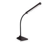8w Gooseneck Table Lamp, Wood Grain Design Led Desk Lamp, Touch Control, 5 Brightness Levels, 5 Color Temperature Levels