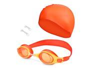 Kids Swim Kit Swim Goggles and Swim Cap Perfect for Swimming Diving Snorkeling Surfing