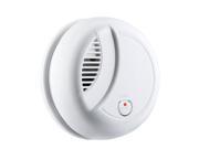 Smoke Alarm Fire Detector Powered by 9V Battery for House Bedroom Living Room Hotel School Warehouse White