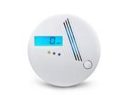 Carbon Monoxide Detector CO Alarm with LCD Digital Display Battery Operated for House Bedroom Living Room Basement Garage Hotel Office etc.