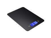 Victake Wireless Bluetooth Smart Food Scale Digital Kitchen Food Scalewith Tempered Glass Surface Touch Screen High Precision Tare Blue BacklitDisplay 11lb