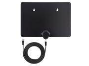 HDTV Antenna Innovative Flat Razor Thin 25 Miles Range with 10 Feet High Performance Coaxial Cable High Gain Low Error Rate Digital TV Signal Reception