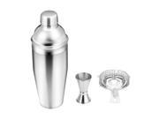 Cocktail Shaker Set Professional Bartender Kit with Shaker Dual Measuring Jigger and Hawthorne Strainer