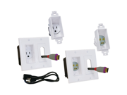Midlite 2a46 w 3 Decor In wall Power Solution Kit