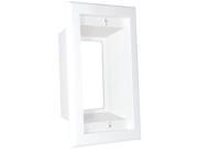 Midlite 1gpp 1w 1 gang Recessed Box wall Plate Combo