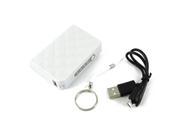 4000mAh powerbank for All mobile devices including Tablets (White)