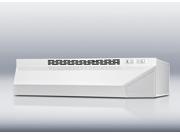 Summit H1630W 30 inch wide convertible range hood for ducted or ductless use in white finish