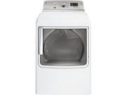 General Electric GTDS820GDWS: GE A 7.8 cu. ft. capacity gas dryer with stainless steel drum and Stea