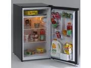 4.4 Cf Refrigerator 19 1 2 w X 22 d X 33 h Black stainless Steel