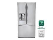 Lg LFXC24726S 24 cu.ft Ultra Capacity 3 Door French Door Refrigerator