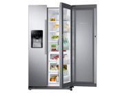 Samsung RH25H5611SR 36 Wide 24.7 cu. ft. Capacity Side by Side Food ShowCase Refrigerator with Metal Coo