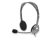 Logitech 981 000214 H110 Stereo Headset Over the head Semi open Binaural Noise Cancelling