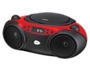 GPX BC232R CD Boombox with AM FM Radio 1 x Disc CD DA Red