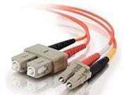 Cables To Go 33154 3.3 Feet Multimode Fiber Patch Cable 2 x LC Multi mode Male 2 x SC Multi mode Male 62.5 125 Micron Orange