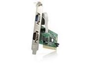 Startech PCI2S550 Serial Adapter for PC 2 x 9 pin D Sub DB 9 Male RS 232 PCI
