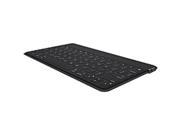 Logitech Ultra portable Stand alone Keyboard Wireless Connectivity Bluetooth Compatible with Tablet Smartphone QWERTY Keys Layout Black
