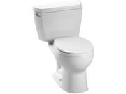 CST743E 01 Drake Round Two Piece Toilet Cotton White