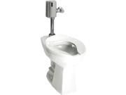 CT705EN 01 Elongated 2 Piece Commercial Flushometer Toilet Cotton White