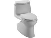 MS614114CEFG 11 Carlyle II Elongated 1 Piece Floor Mount High Efficiency Toilet Colonial White