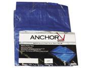 Anchor Brand ANR1016 Multiple Use Tarpaulin Polyethylene 10ft x 16ft Blue
