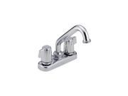 Delta 2131LF Double Handle Laundry Faucet with 5 5 8 Hose Thread Spout from the Classic Coll Chrome