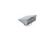 Broan 643 Wall Cap Aluminum 8 Round Duct