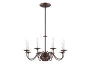 Savoy House Bancroft 8 Light Chandelier, Oiled Burnished Bronze - 1-5451-8-28 type: Ceiling Fixture height: 15.75 style: Industrial lamp quantity: 8 material: Metal features: Indoor