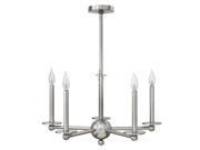 Hinkley Lighting 3745 Piedmont 5 Light 1 Tier Candle Style Chandelier type: Indoor height: 14 style: Transitional lamp quantity: 5 material: Metal features: Indoor