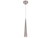 Access Apollo Pendant including Monopod in Brushed Steel - 52052-BS