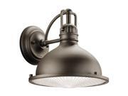 Kichler 49067led Hatteras Bay 10" Energy Efficient Led Outdoor Wall Light, Olde Bronze
