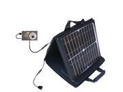 SunVolt MAX Solar Charger compatible with the Olympus FE-4020 Digital Camera and one other device; charge from sun at wall outle