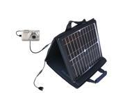 SunVolt MAX Solar Charger compatible with the Olympus Stylus-7040 Digital Camera and one other device; charge from sun at wall o