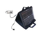 SunVolt MAX Solar Charger compatible with the Olympus Stylus-7030 Digital Camera and one other device; charge from sun at wall o