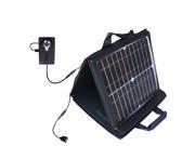 SunVolt MAX Solar Charger compatible with the RCA EZ218HD Small Wonder Digital Camcorders and one other device; charge from sun