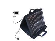 SunVolt MAX Solar Charger compatible with the Toshiba Camileo S20 HD Camcorder and one other device; charge from sun at wall out