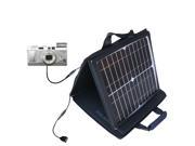 SunVolt MAX Solar Charger compatible with the Fujifilm FinePix F810 and one other device; charge from sun at wall outlet-like sp