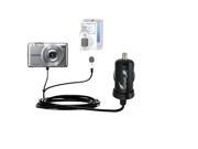 mini Double Car Charger with tips including compatible with the Fujifilm Finepix JX 500 520 550 580 590 700 710