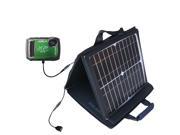 SunVolt MAX Solar Charger compatible with the Fujifilm Finepix XP100 XP150 XP170 and one other device; charge from sun at wall o