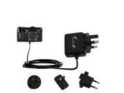 International Wall Charger compatible with the Fujifilm Finepix F550EXR 660 665 750 770 775 800 850 900