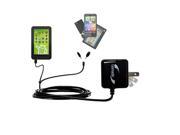 Double Wall Home Charger with tips including compatible with the Zeki Android Tablet TBD753B TBD763B TBD773B
